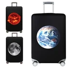 Чехол для багажа, Дорожный чемодан, защитный костюм для 18-32 размеров, милый чехол на колесиках с рисунком кота, пылезащитный чехол, аксессуары для путешествий, Planet