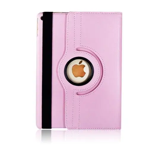 Розовый Новинка, чехол для iPad mini 1 mini 2 mini 3, вращающийся на 360 градусов, откидная подставка, A1432 A1454, защитный чехол 7,9 '', чехол для iPad mini 1 2 3, смарт-чехол - Цвет: Розовый