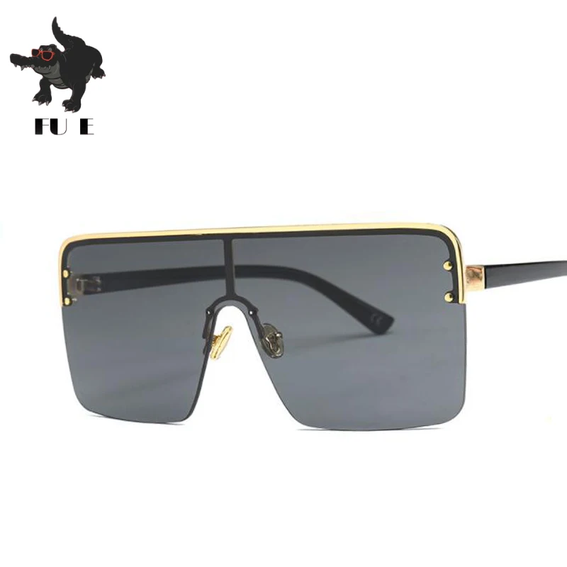 Мужские и женские Квадратные Солнцезащитные очки FU E квадратные солнцезащитные в