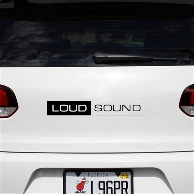 CS 1238#60*9см наклейки на авто LOUND SOUND водонепроницаемые машину наклейка для