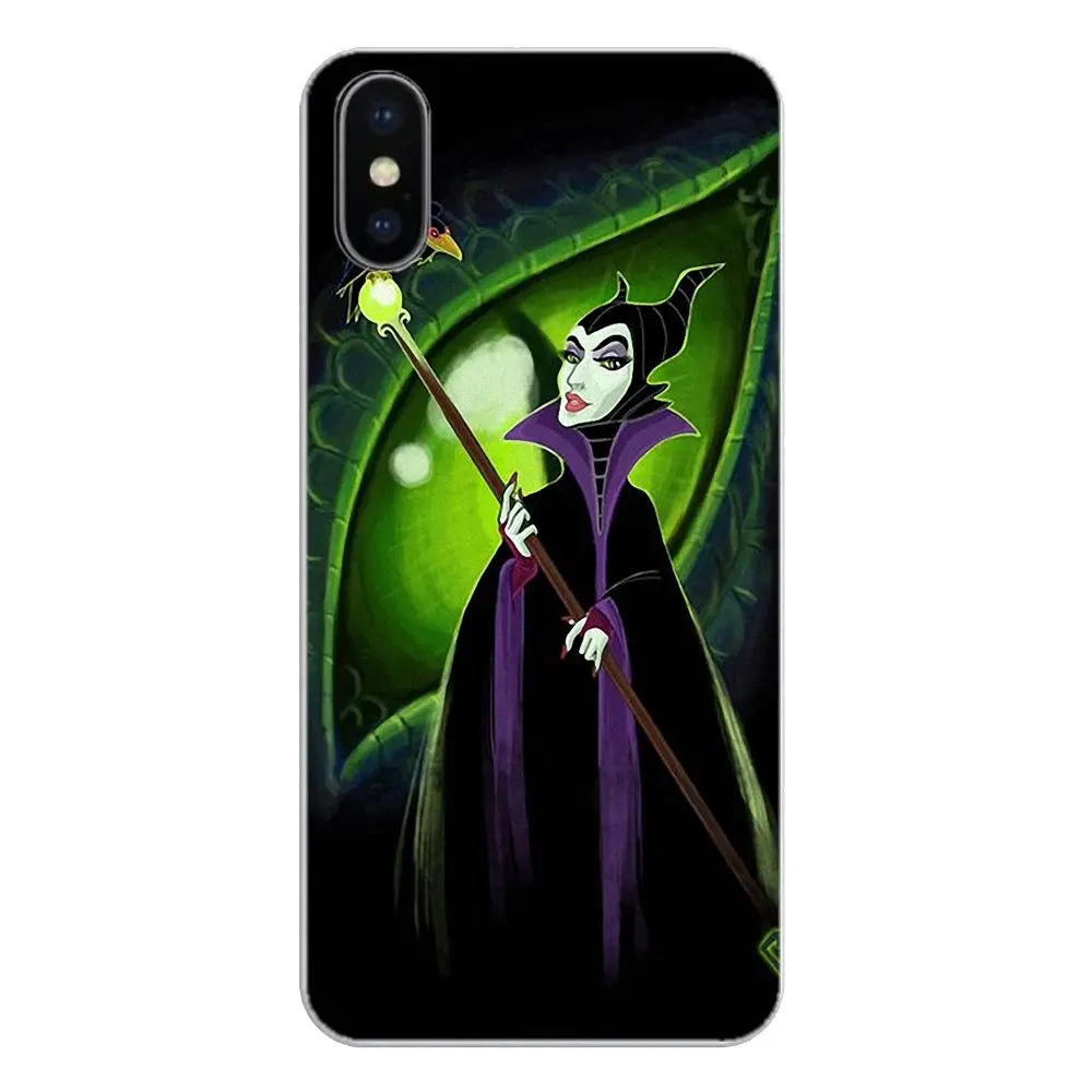 Cartoon Snow White berry Maleficent For iPhone XS Max XR X 4 4S 5 5S 5C SE 6 6S 7 8 Plus Samsung Galaxy J1 J3 J5 J7 A3 A5 Cover |