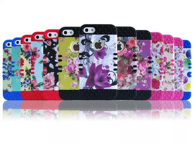 beautiful elegant flower cases for iphone 6plus 6s plus print artistical back cover various pattern shells |