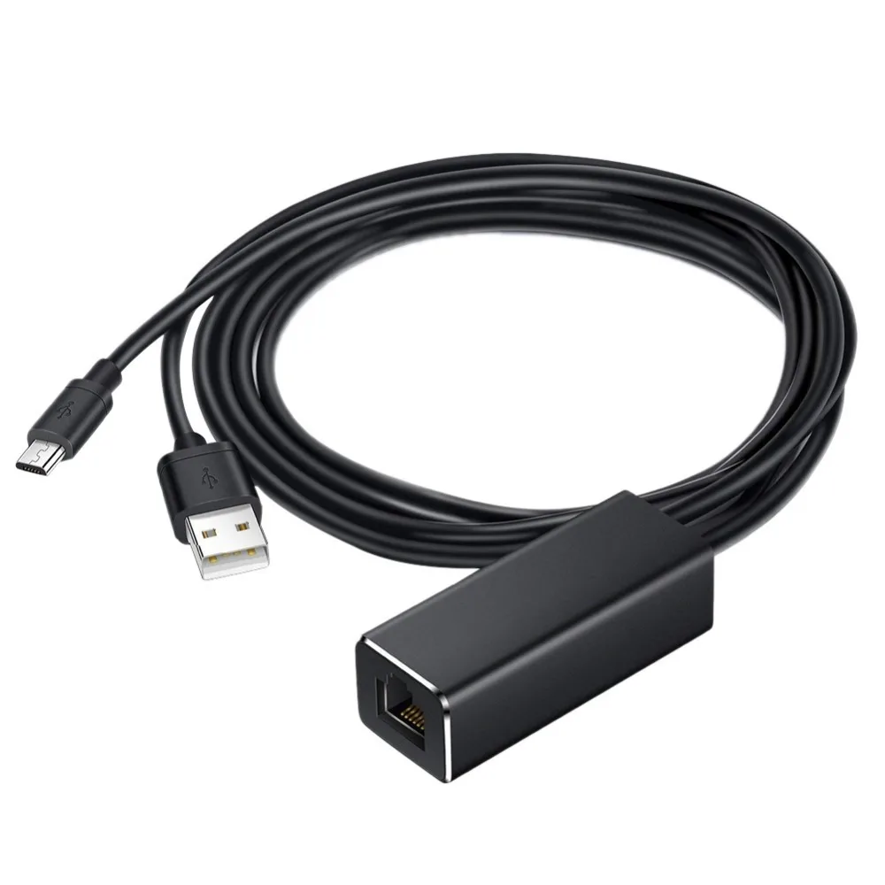 Micro USB к RJ 45 Ethernet адаптер для Chromecast Ethernet адаптер для Google для Fire tv Chromecast 2 1 Ultra Audio tv Stick