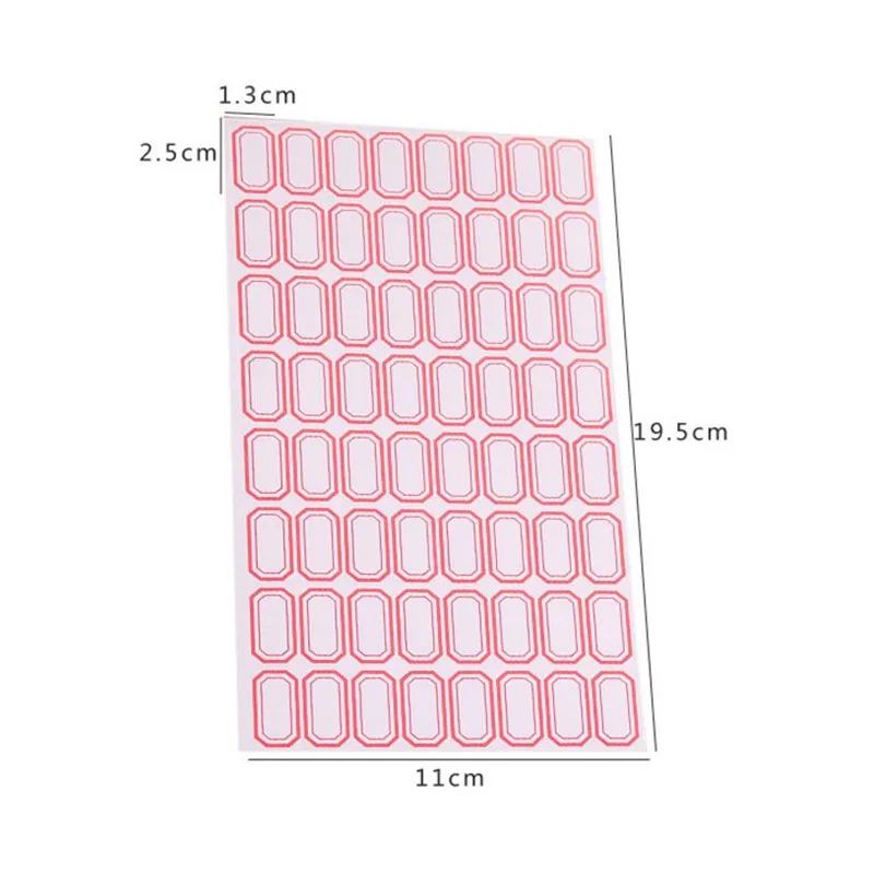 

5pc/lots Simple Style Paper Self-adhesive Label Sticker Product Classification Stationery Stickers Price Tag Sticky Note