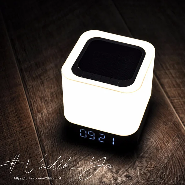 2017 популярный мини Hi Fi динамик Musky DY28 беспроводной Bluetooth светодиодный Ночной