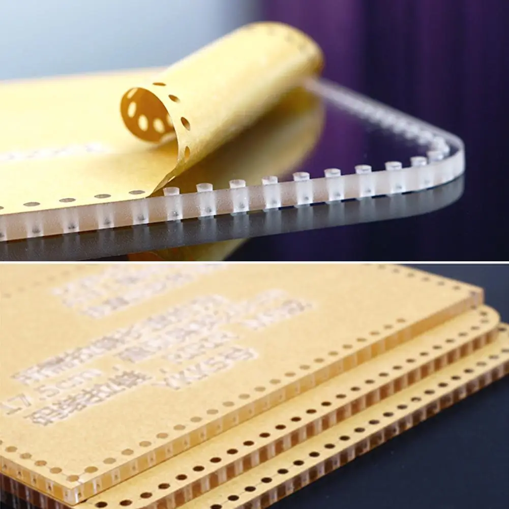 13 шт. прозрачный акриловый шаблон для бумажника набор кожевенного ремесла