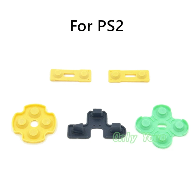 Aipinchun 10 комплектов для контроллера Playstation 2 запасные силиконовые детали