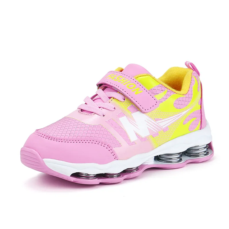 Kids Shoes Boys Sports Mesh Sneakers 2020 Spring Autumn Child Running Baby Girls Pu Leather Casual Breathable | Детская одежда и