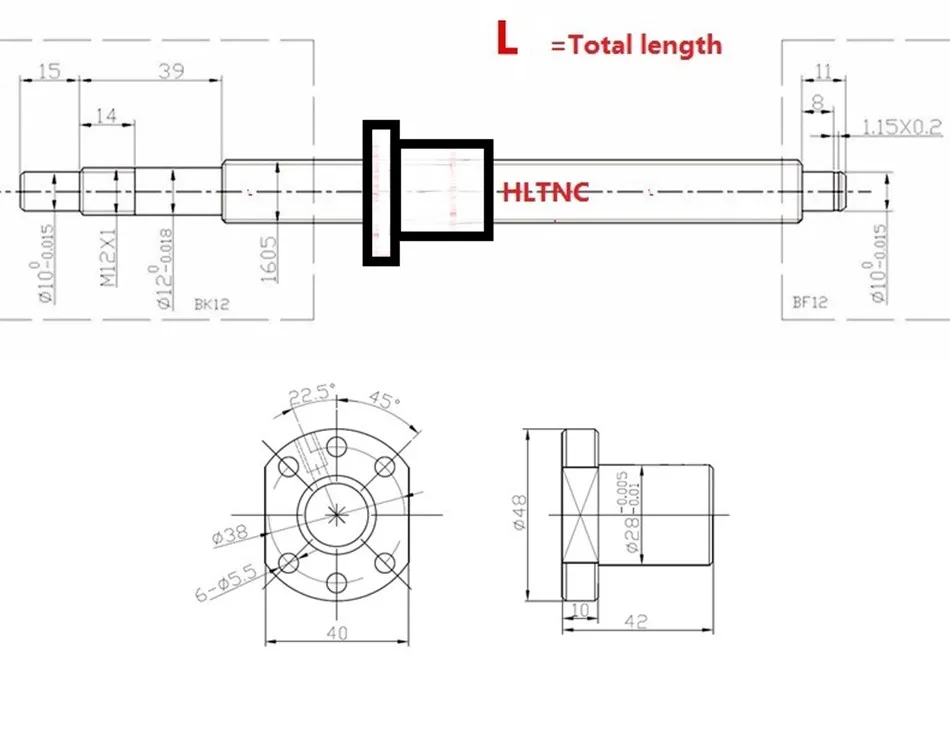 2 шт. HGH20 любой длины+ 1 комплект SFU1605+ 4 HGH20CA/hgw20cc линейная направляющая Высокая сборка квадратная нагрузка шариковый винт модуль линейного движения