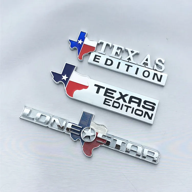 

1 PCS 3D Metal MASON TEXAS EDITION Emblem Badge for Universal Cars Motorcycle Decorative Accessories Lone Star Car Styling