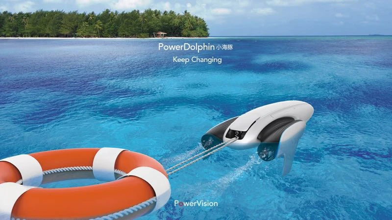 PowerVision PowerDolphin ROV подводный рыбацкий катер с 4K UHD камерой морской Дистанционно управляемый подводный