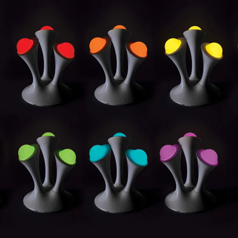 

Creative Healthy ABS Magic Led Colorful Night Light Mushroom Led Table Lamp For Bedroom Bedside Nursing Kid's 1892