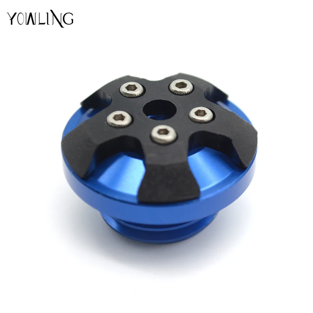 blue M20* 2,5 аксессуары Мотоциклетный Двигатель масла ЧПУ наполнитель Кепки затыкающий болт крышки с резьбой для поездок на мотоцикле Ducati Monster 696 796 1200 HYPERMOTARD 796 - Цвет: blue