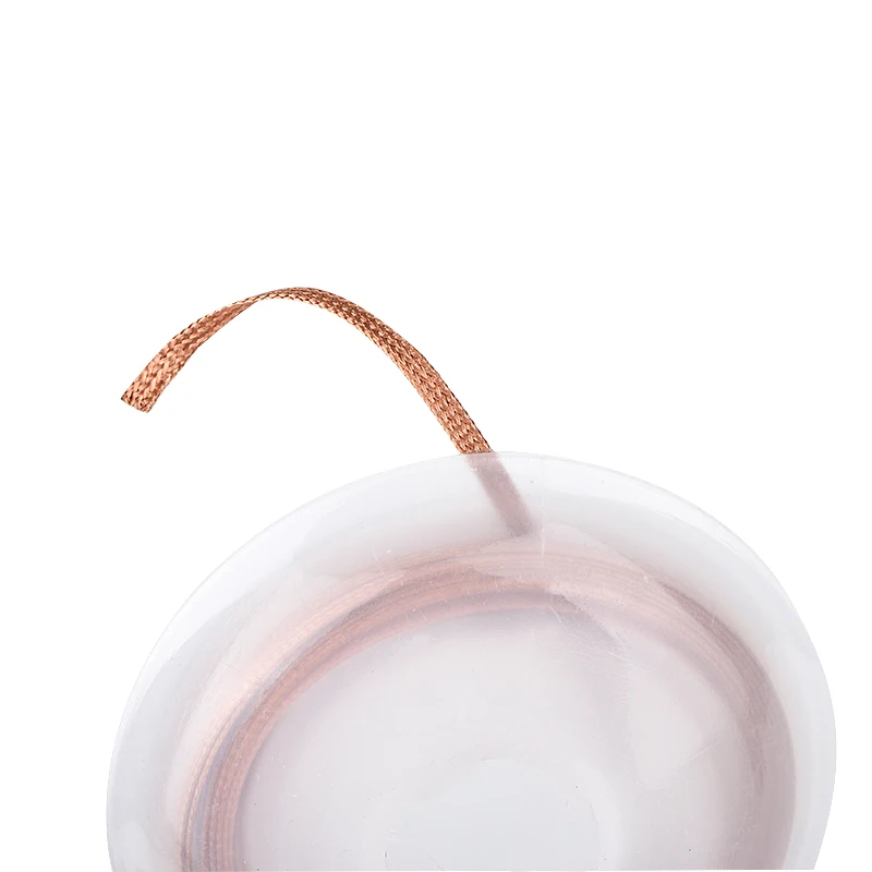 JCD de mecha de alambre de 2,0 MM de ancho de 1,5 metros de longitud trenza de desoldadura de soldadura Reparación de herramientas de trabajo de cables de estaño de flujo