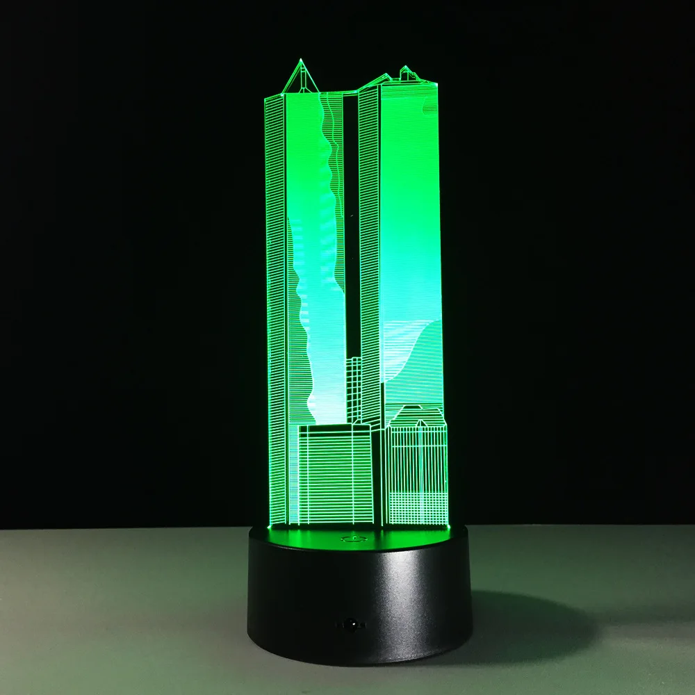 Светодиодная лампа 7 цветов 3d ночник для сна Usb | Освещение