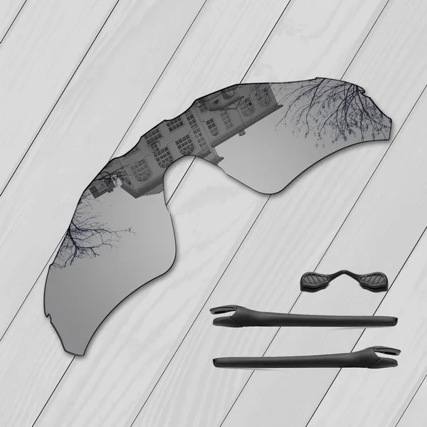 Silver-Rubber Kit E.O.S поляризованные улучшенная замена линз для Oakley Radar EV path'-множественный выбор - Цвет линз: Silver-Rubber Kit
