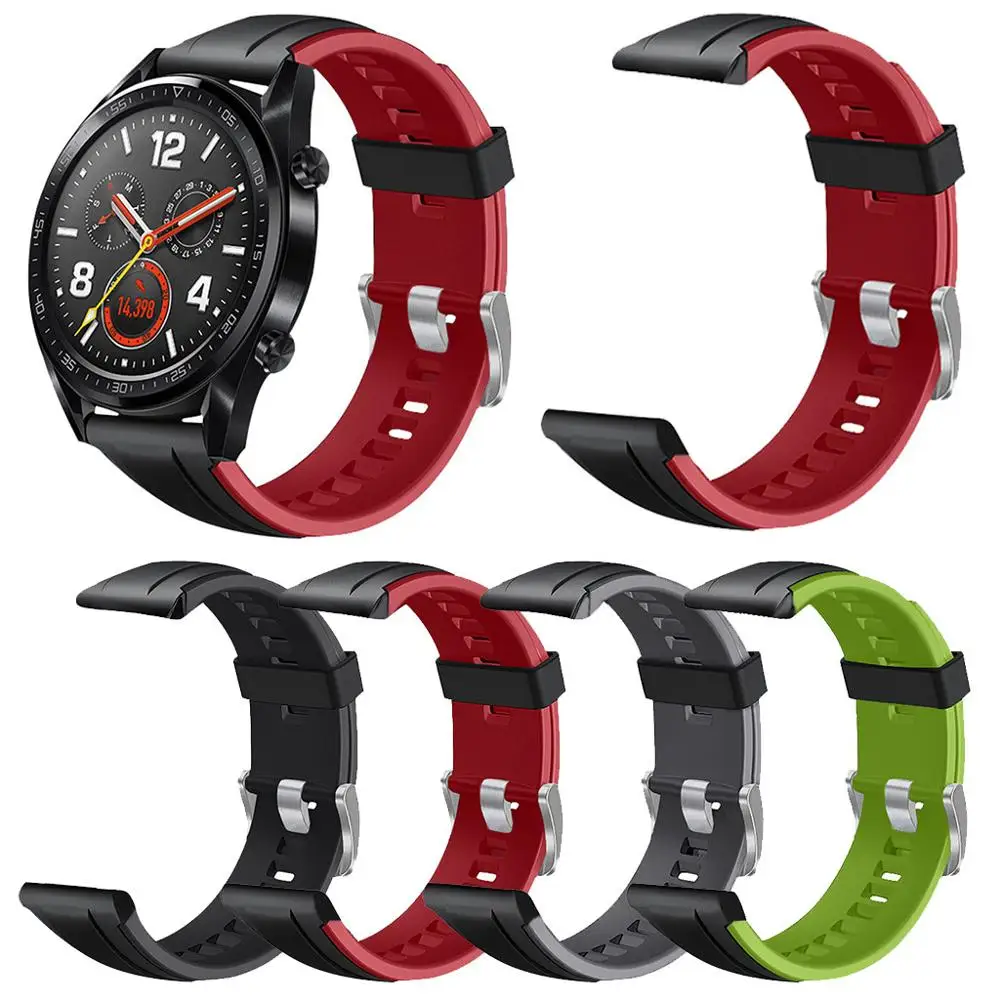 Сменный силиконовый ремешок для наручных часов для huawei Watch GT/GT Active 46 мм/Honor Magic Band Smartwatch ремешок для наручных часов