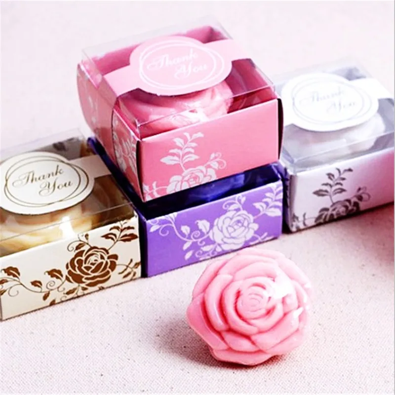 Мини розовое мыло свадебный подарок для гостей ручной работы свадебные сувениры