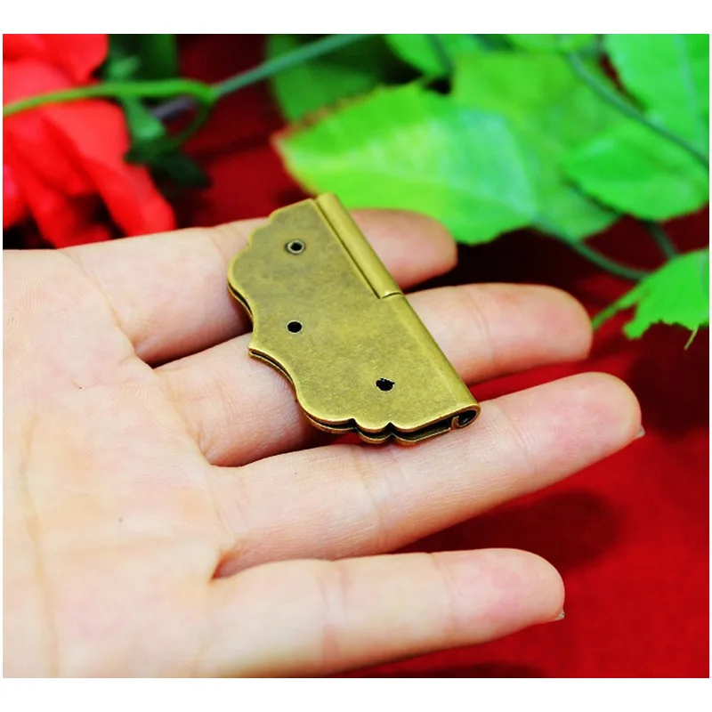 Оптовая продажа латунные петли для декора цветов дверные деревянная подарочная