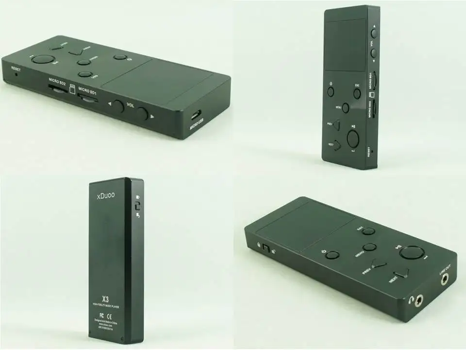 XDuoo X3 DSD 24Bit/192 кГц HiFi аудиофилов Цифровой музыкальный плеер + TTPOD T2 тройной драйвера