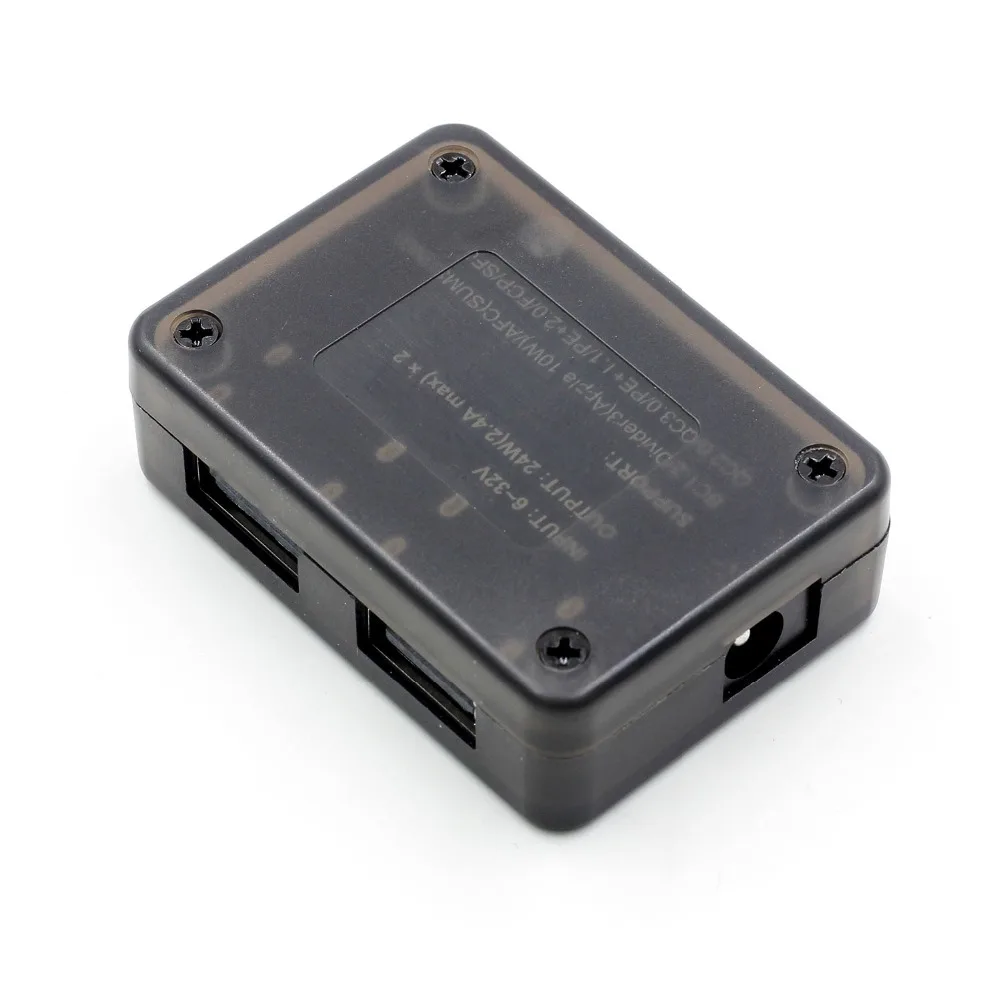 Dual 2 Double USB Fast Charger Buck Module Input 6V- 30V Single Port 24W Support QC2.0 QC3.0 QC 2.0 3.0 Car Vehicle Board | Электронные