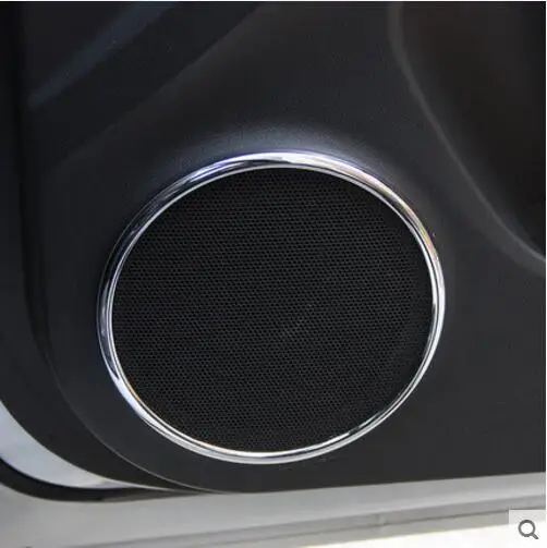 

4pcs/set ABS Chrome trim decoration light bar Speaker Ring sticker case For Chevrolet Cruze sedan hatchback auto accessories