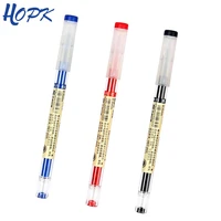 3 pcslot japanese gel pen 0 35mm black blue red ink pen simple style pen school office student exam writing stationery supply
