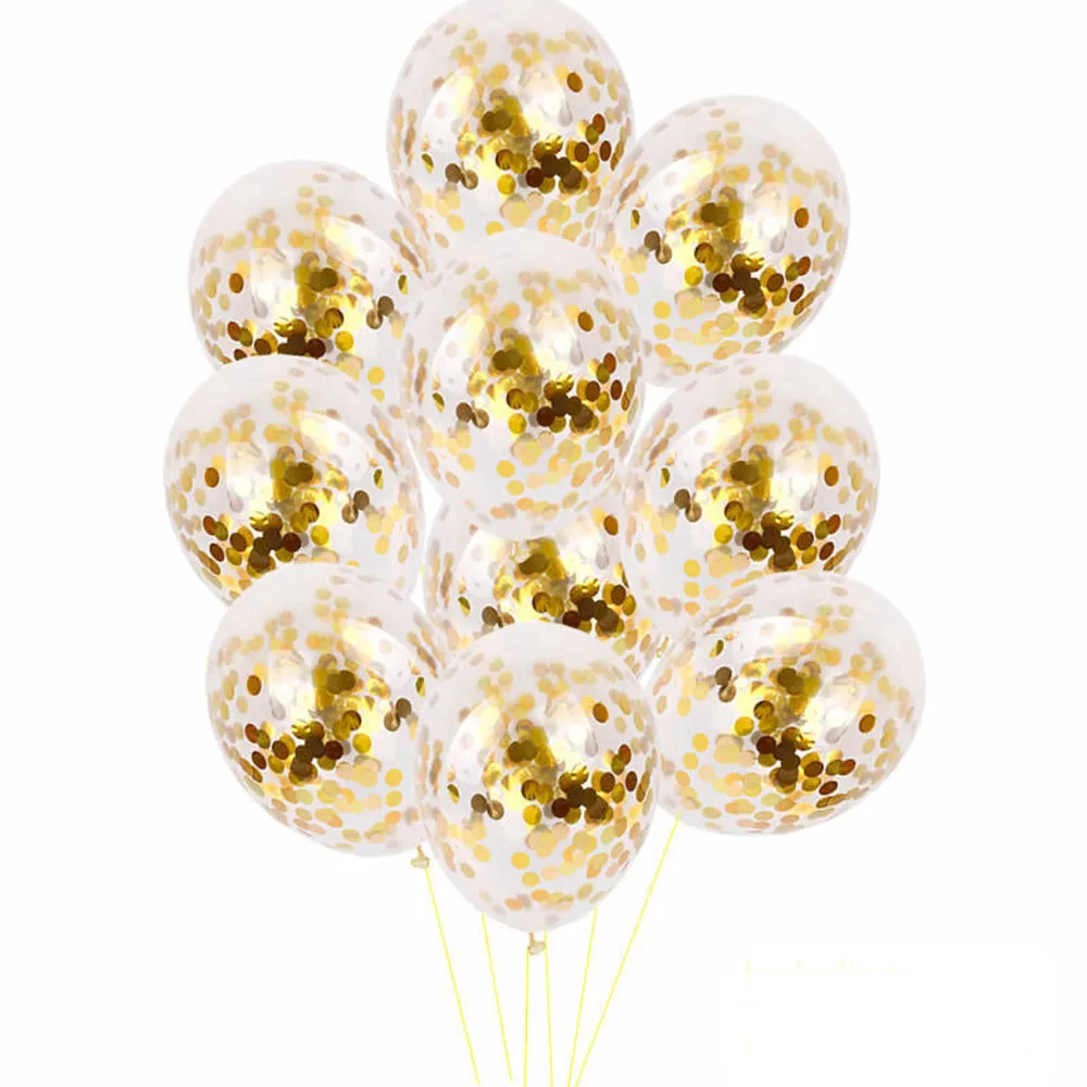 Ballons &amp Accessories 2018 New 20 Pcs Golden Confetti Balloons 12 Inches Party Dots Decor Drop shipping July19 | Дом и сад