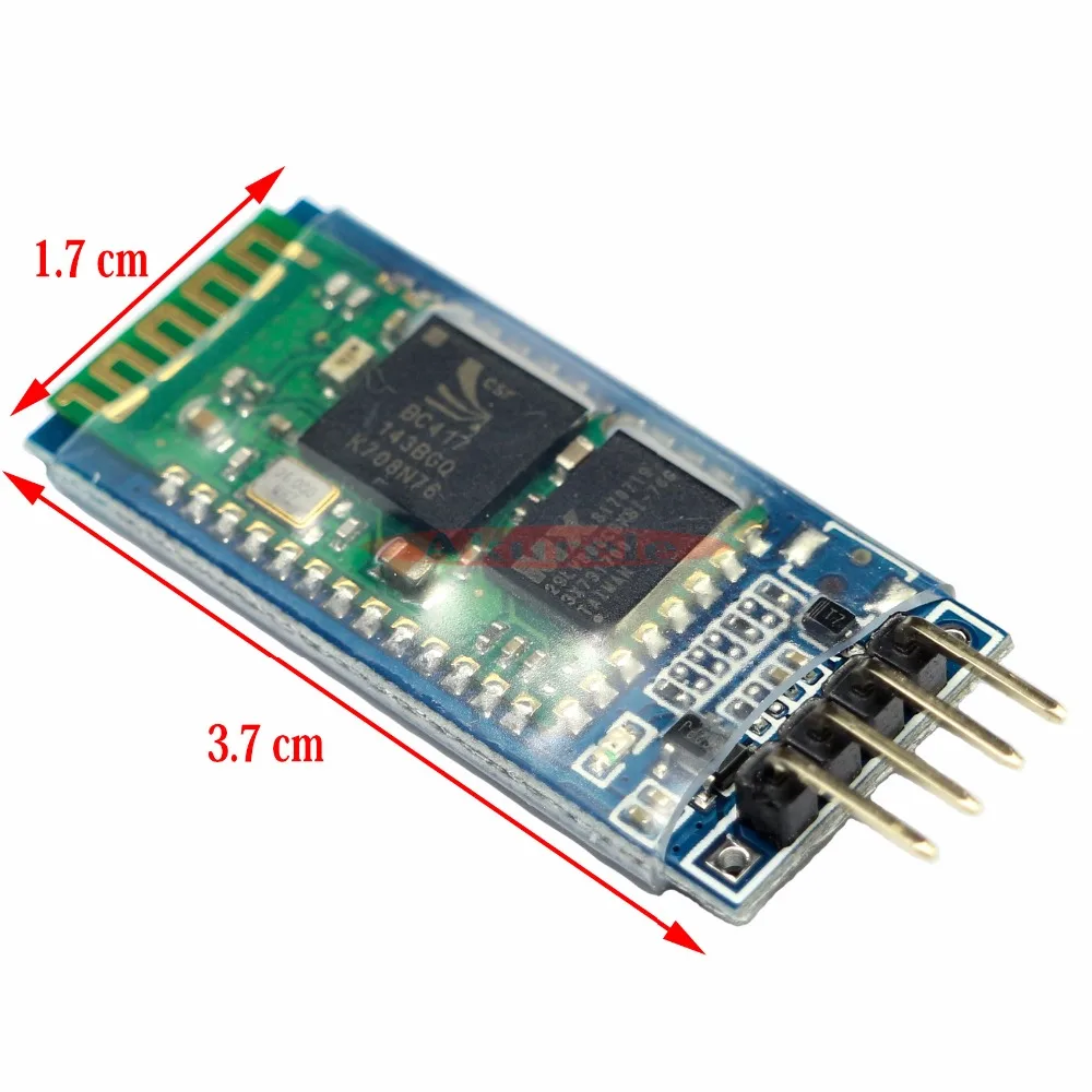 10pcs HC-06 Bluetooth Module including base plate/ belt enable and output/ radio serial/ machine For Arduino New | Электроника