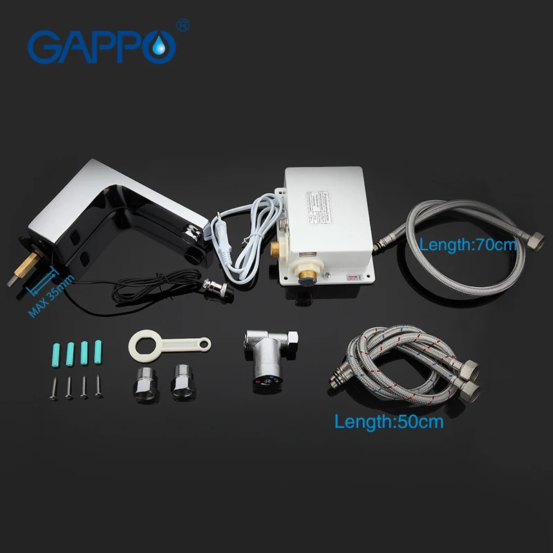 GAPPO, инфракрасный датчик, кран для раковины, смеситель для воды, смеситель для ванной комнаты, сенсорные краны, Бесконтактный кран для раковины GA517/18/19