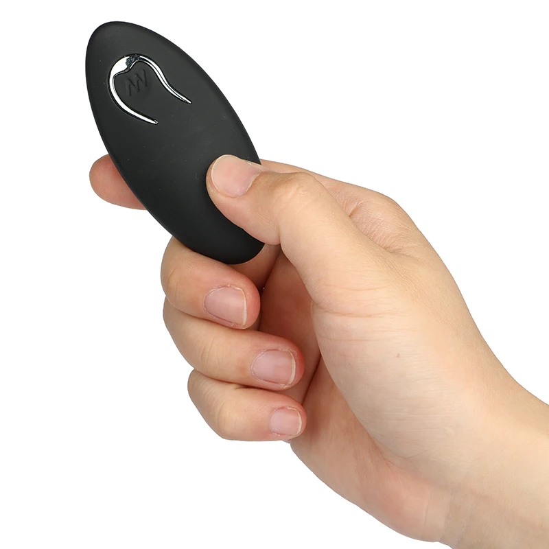 12 скоростной беспроводной USB Перезаряжаемый Гладкий Анальная пробка Вибратор