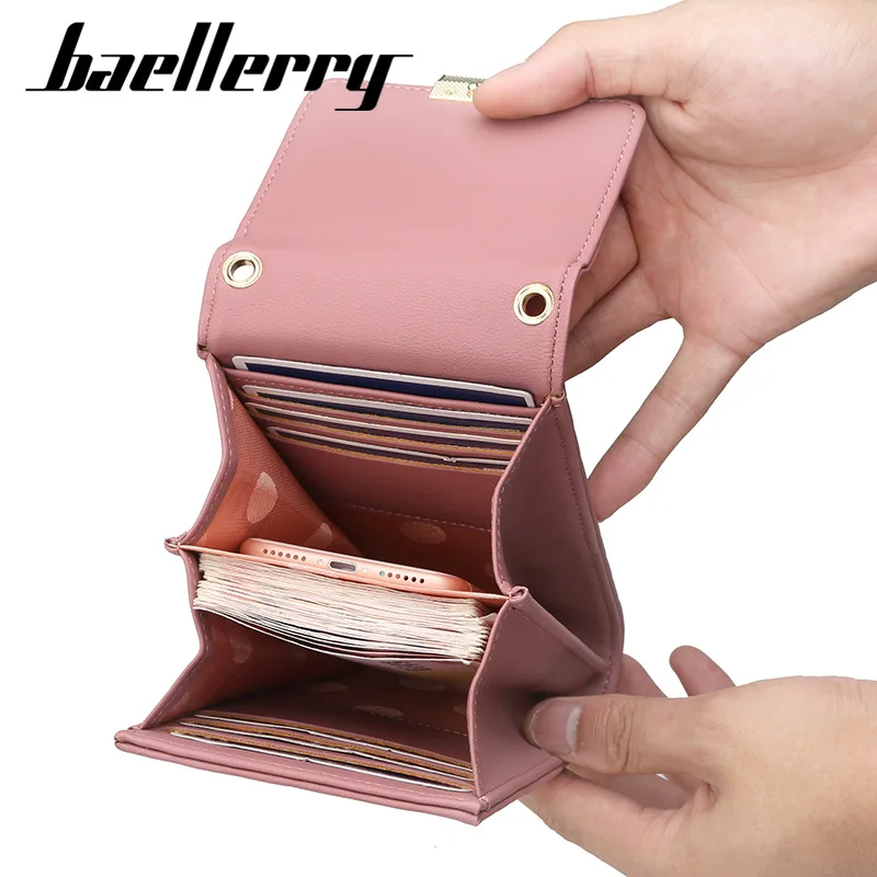 Женский кошелек DIKEDAKU Baellerry однотонная маленькая сумка через плечо