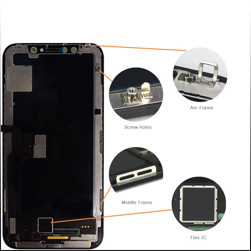 OEM супер Amoled lcd Замена для Apple IPhone X XS max XR ЖК-дисплей с сенсорным экраном дигитайзер