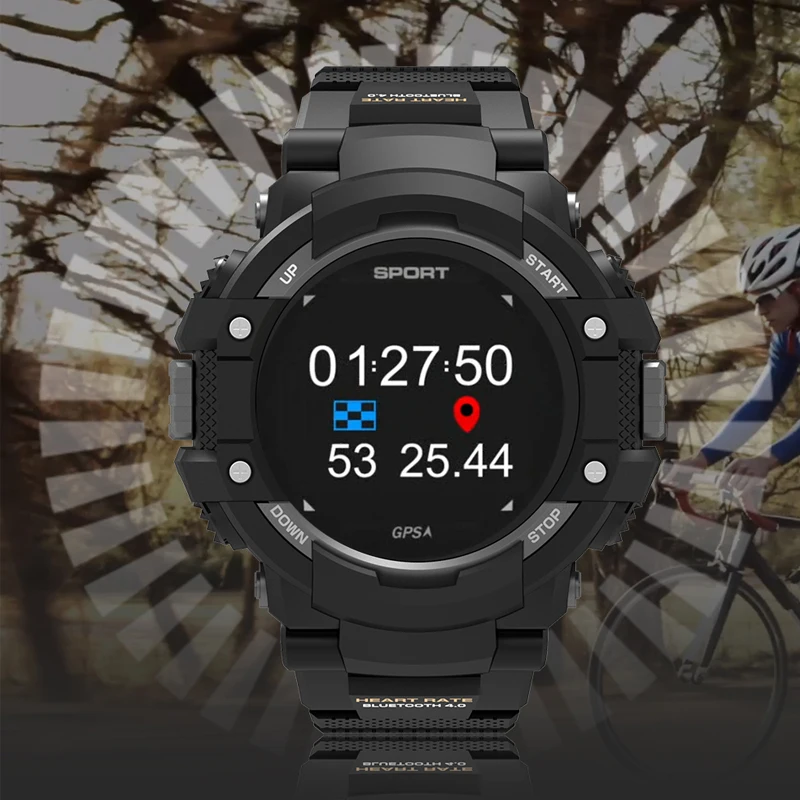 XGODY F7 2019 gps Смарт часы для мужчин и женщин IP67 Водонепроницаемый Фитнес браслет с
