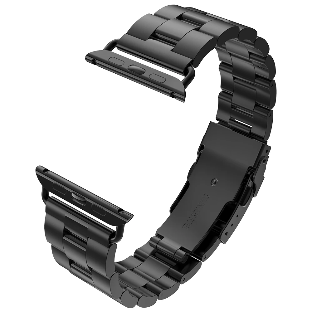 Ремешок HOCO из нержавеющей стали для Apple Watch Band Series 1 2 3 4 5 браслет с застежкой iWatch 42/44