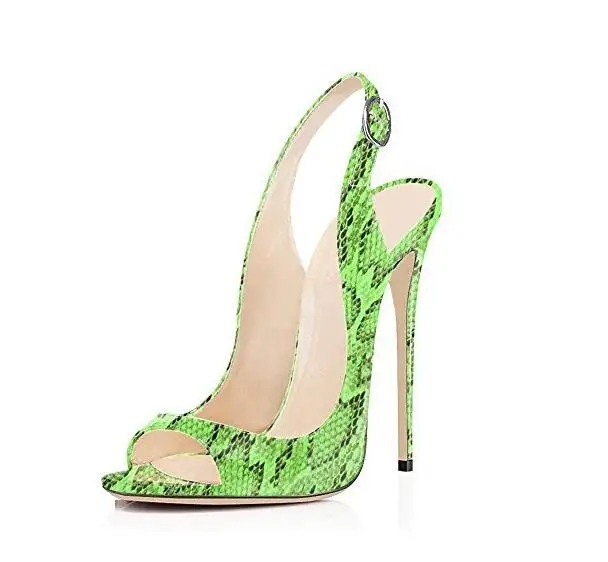 Дизайнерские разноцветные босоножки на тонком высоком каблуке туфли лодочки с