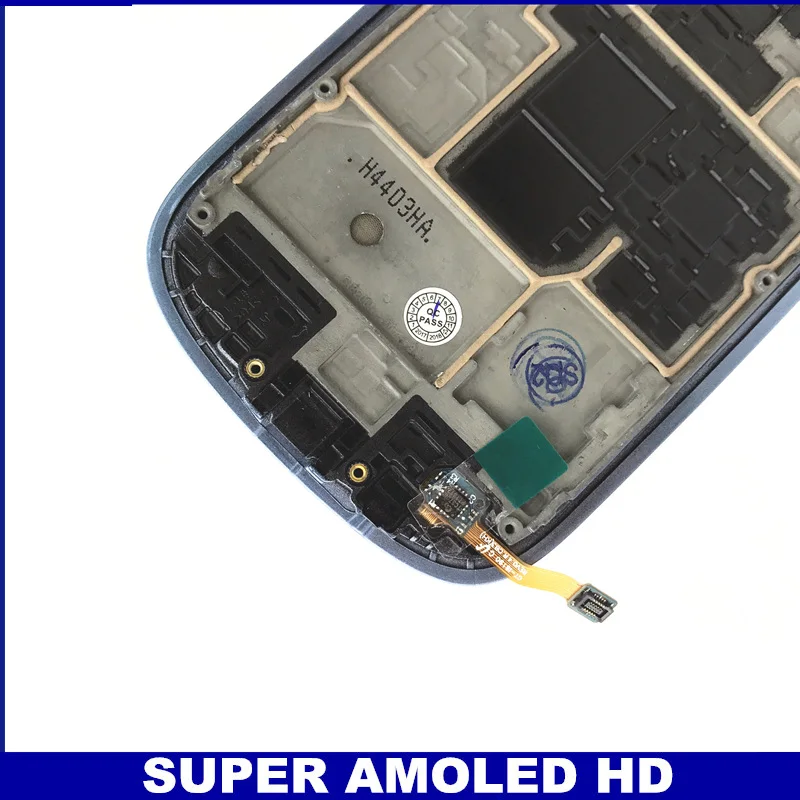 100% супер AMOLED lcd для samsung Galaxy S3 Mini I8190 S дисплей кодирующий преобразователь