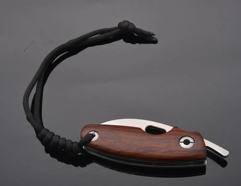 Jufule meitianyidu D2 складной нож с деревянной ручкой из игры на свежем воздухе брелок