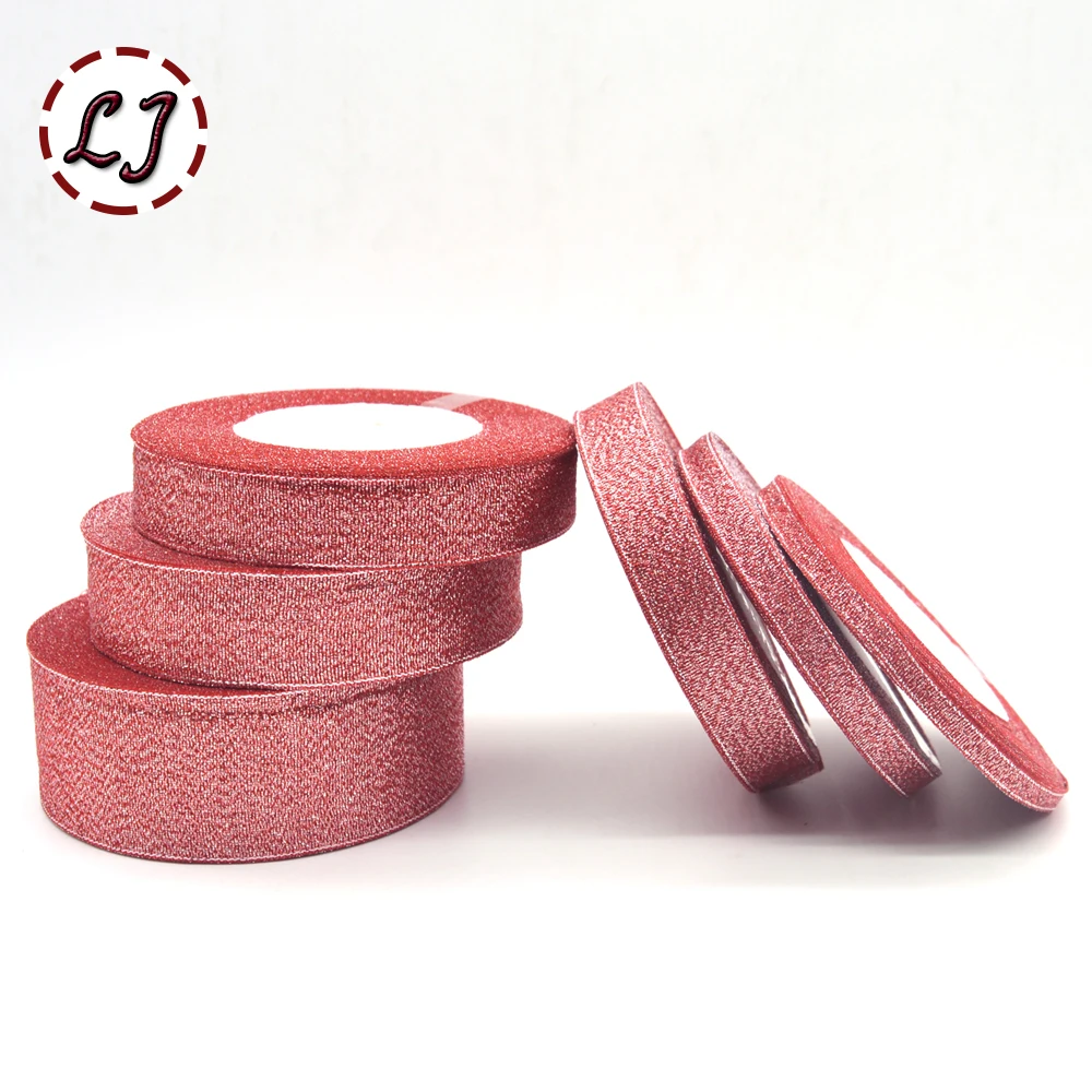 Брендовая Высококачественная Красная Блестящая лента 6 мм/10 мм/15 мм/20 мм/25 мм/40 мм