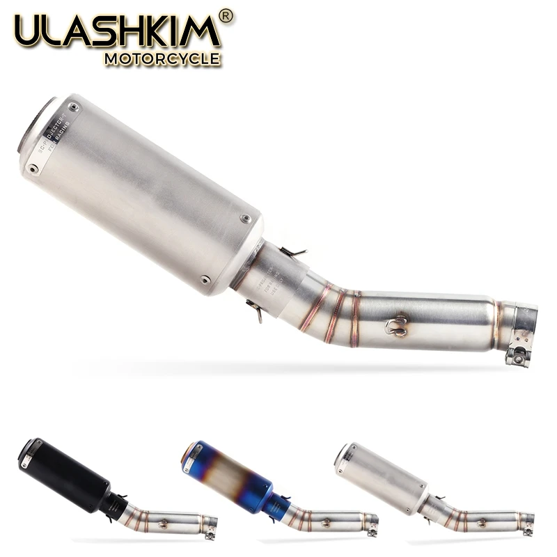 

Motorcycle Exhaust Muffler Pipe Link middle Pipe Slip On For HONDA CBR400 CB500R CBR500R 2013-2015 CB400X CB500X 2013-2016 Q