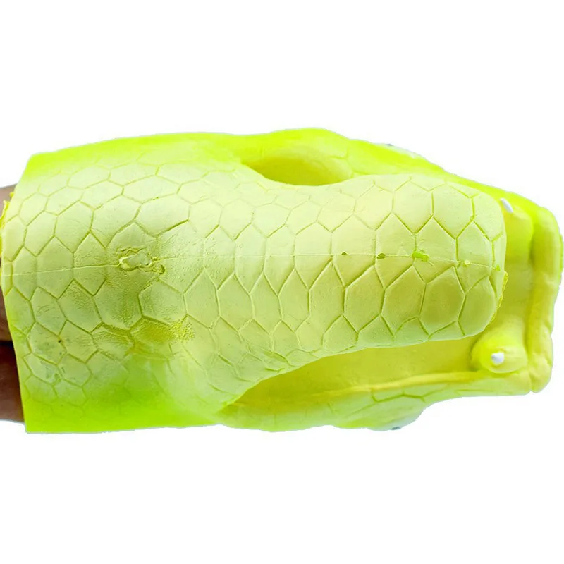 

Green Snake Hand Puppet for Story TPR Animal Head Gloves Kids Toys Gift NSV775