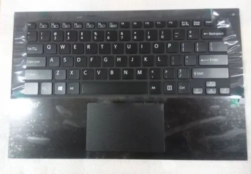 New for Sony VAIO SVP1321M2EB SVP1322M1EB SVP132A1CM palmrest backlit English US laptop keyboard touchpad cover case black | Компьютеры и