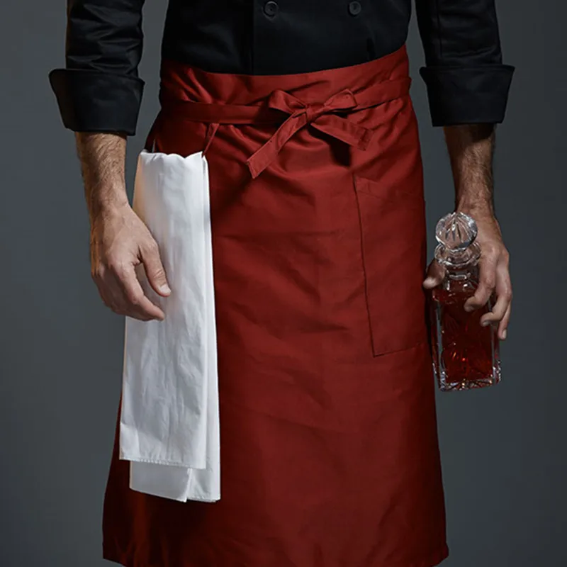 Фартук бариста из полиэтилена и хлопка 5 цветов|apron barista|cotton waist apronwaist apron |