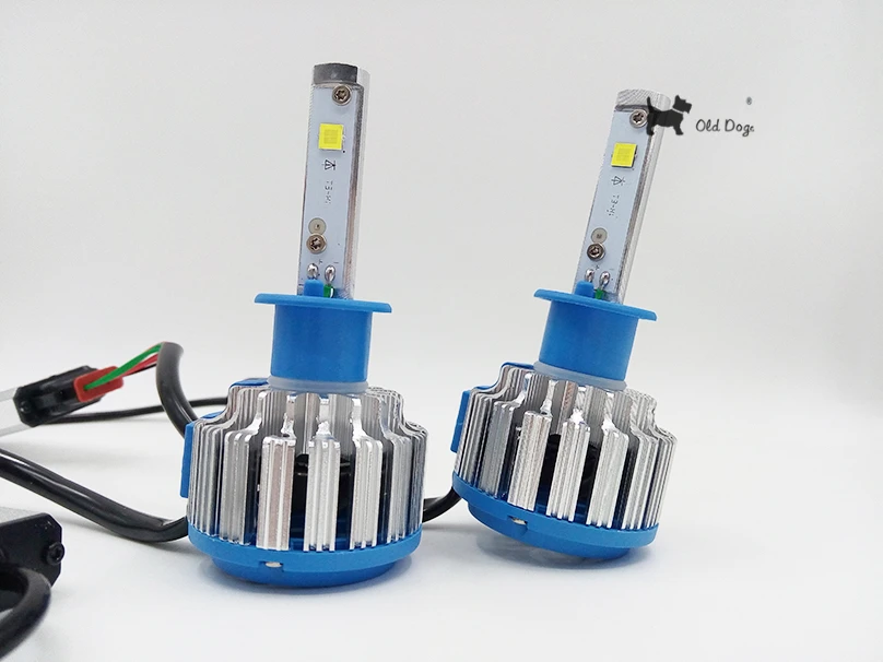 Оптовая продажа набора автомобильных светодиодных фонарей H1 Tailor-made High Power 60W 6000lm Xenon 6000K Super Bright Car-styling Head Fog DRL Light Kit с бесплатной доставкой.