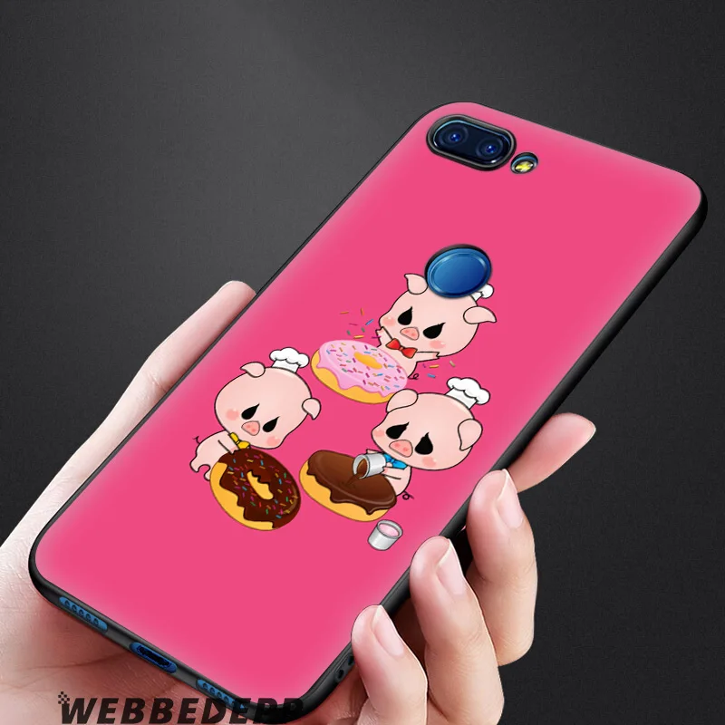 WEBBEDEPP Blind Cute Dab Pig Soft Case for Xiaomi 9 8 6 A1 A2 Lite MIA1 MIA2 MI8 MI6 MAX 3 POCOPHONE F1 |