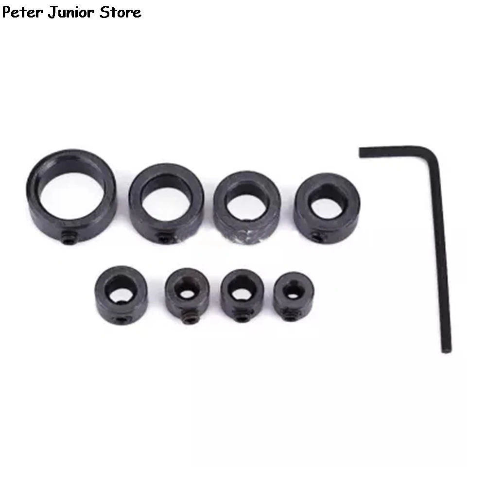 

8Pcs Ring Positioner Woodworking Tools Drill Locator and Hex Wrench 3/4/5/6/8/10/12/16mm