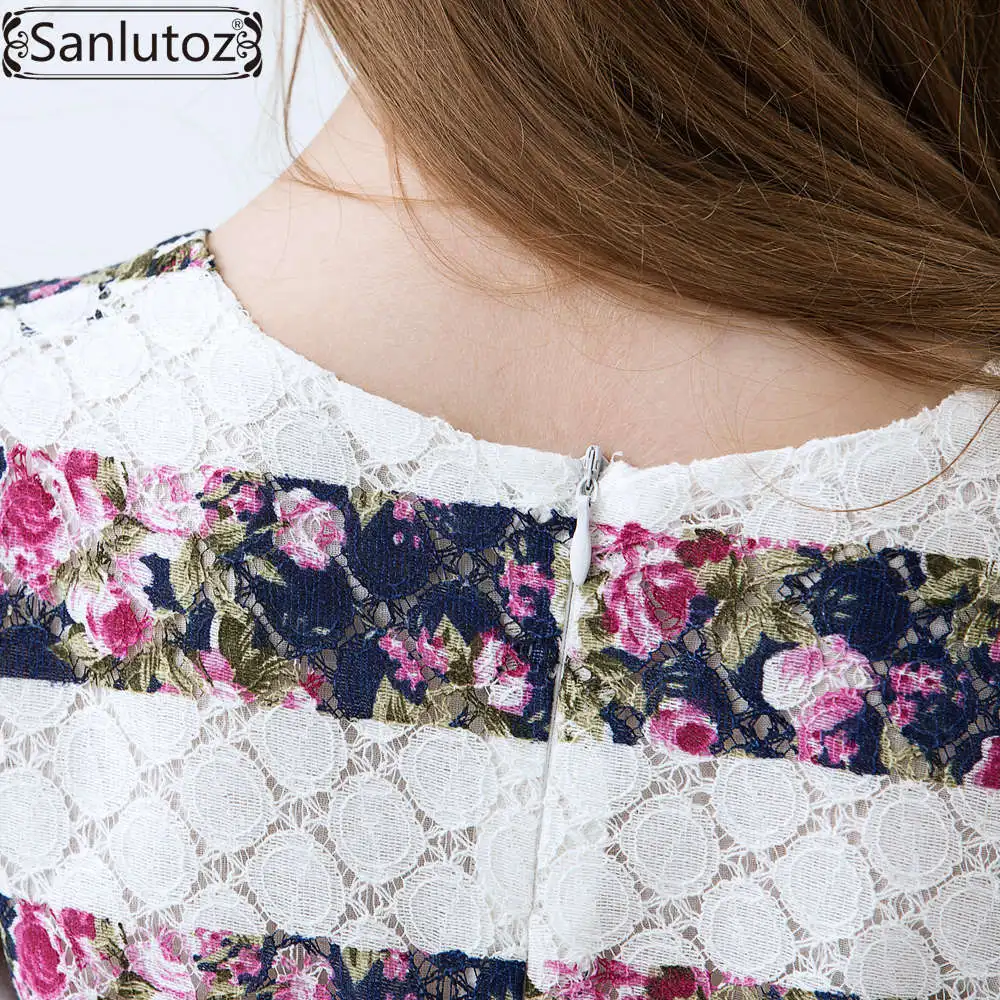 Детское кружевное платье с цветочным принтом на весну-зиму | Детская одежда и