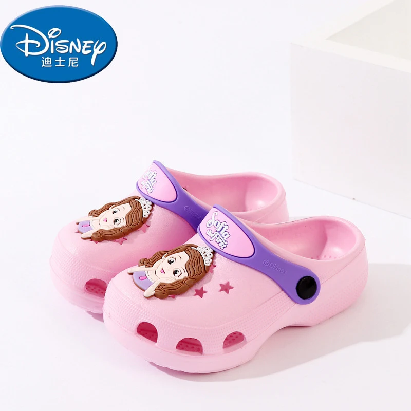 Disney/обувь Новинка 2019 года Вьетнамки для детей обувь с отверстиями летняя