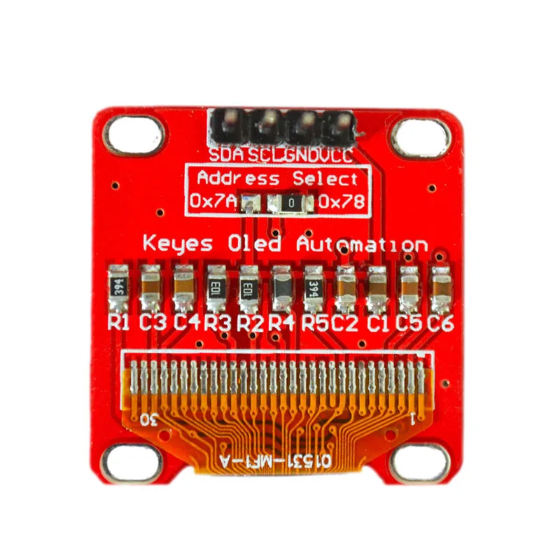 3 5-дюймовый серийный синий OLED-дисплей IIC 128X64 I2C SSD1306 0 96 плата с ЖК-экраном GND VCC SCL SDA