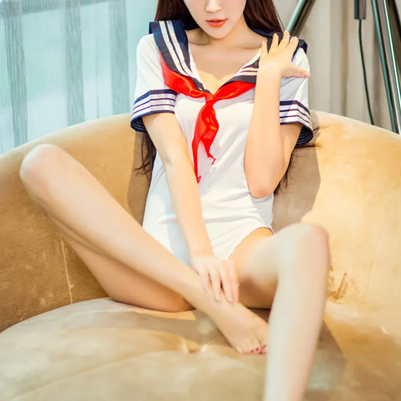 Lenceria сексуальные костюмы косплей школьная униформа для школьниц эротическое